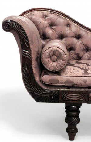English Regency Mahogany Récamier