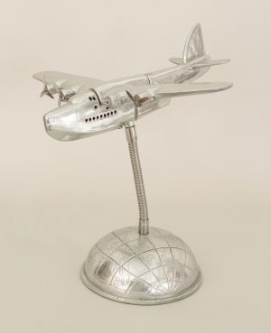 Mid-Century Metal Model Airplane