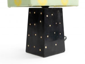 American Art Deco Style Spotted Table Lamp
