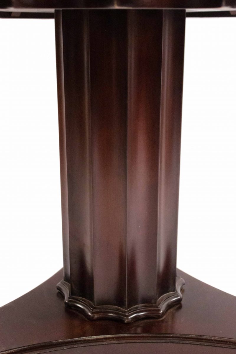 Contemporary Dark Wood Side Table