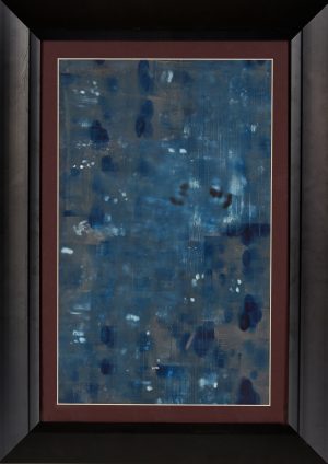"Midnight" Blue Abstract Artwork