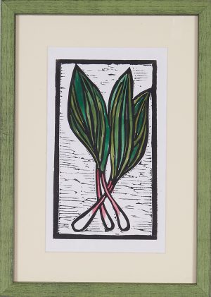 Contemporary Linocut of Ramps