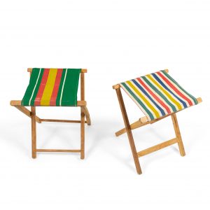 Outdoor Teak Beach Stools