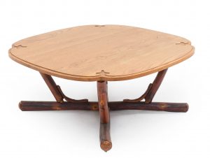 American Rustic Old Hickory Oak Coffee Table